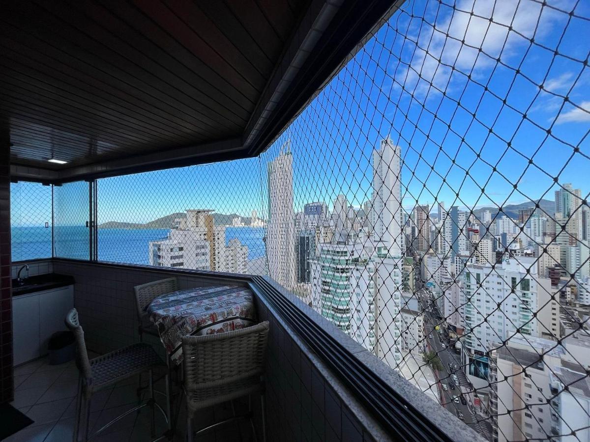 Ct01- Vista Mar| Telas Protecao| Churrasq, Garagem Balneário Camboriú Buitenkant foto