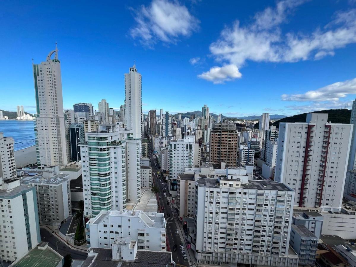 Ct01- Vista Mar| Telas Protecao| Churrasq, Garagem Balneário Camboriú Buitenkant foto